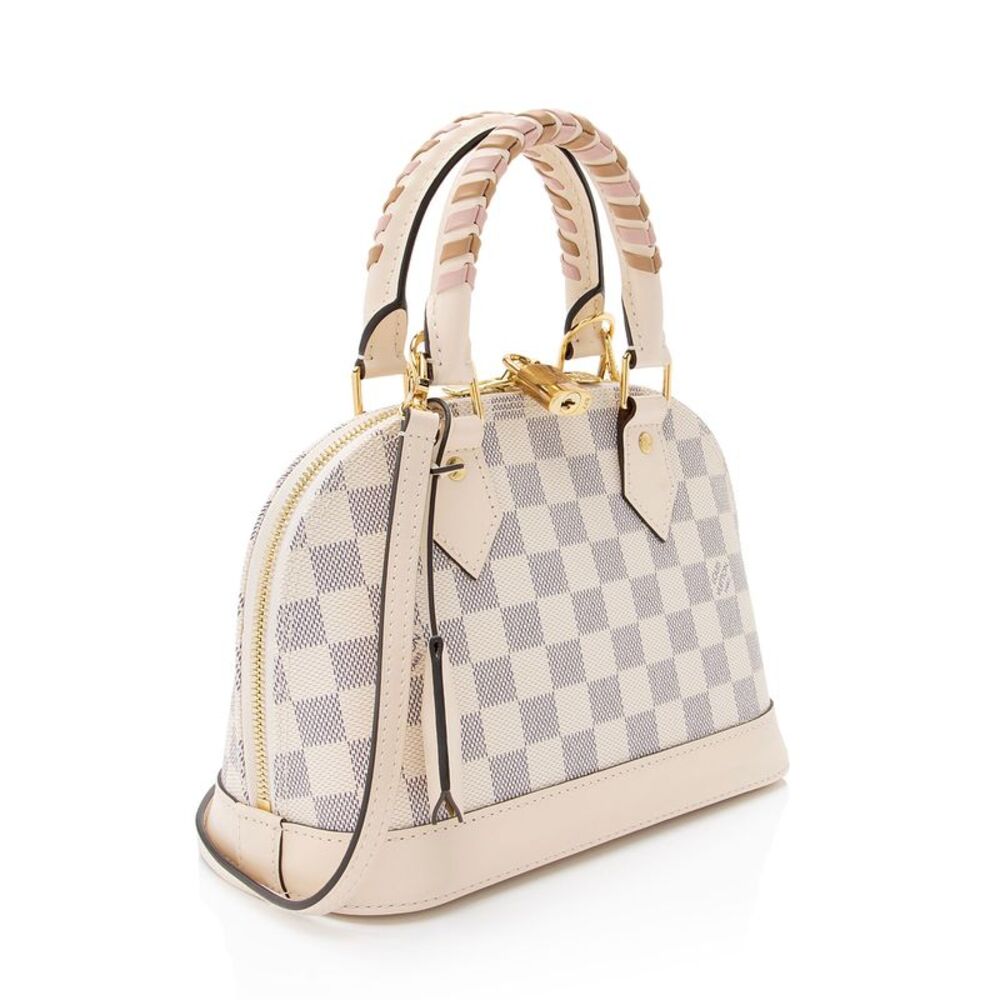 Louis Vuitton Damier Azur Braided Alma BB Satchel - Picture 2 of 12